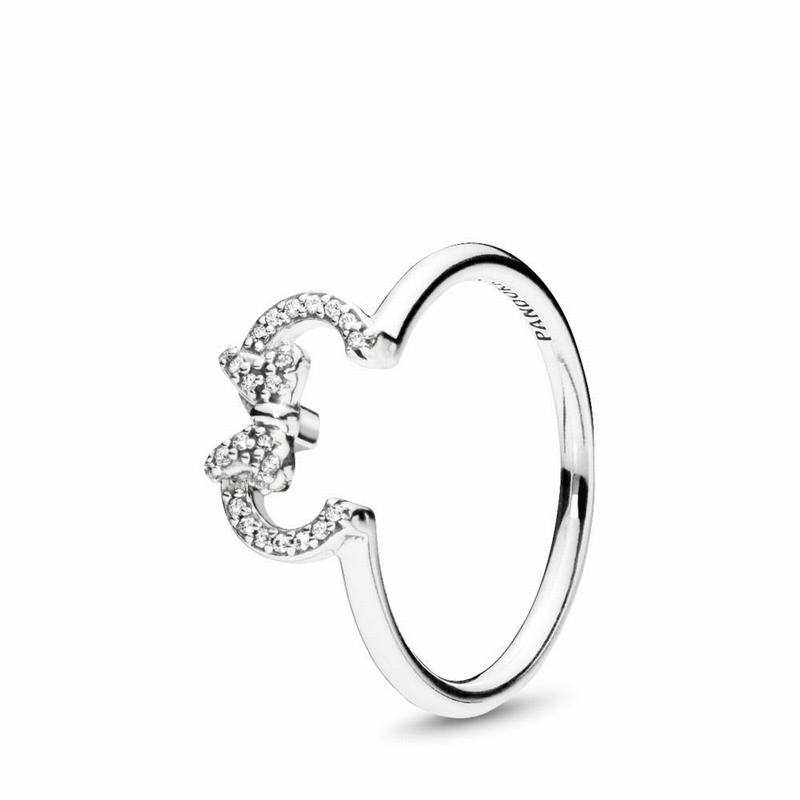 Pandora Australia Disney Minnie Silhouette Stackable Ring - Sterling Silver | MBAYSH839